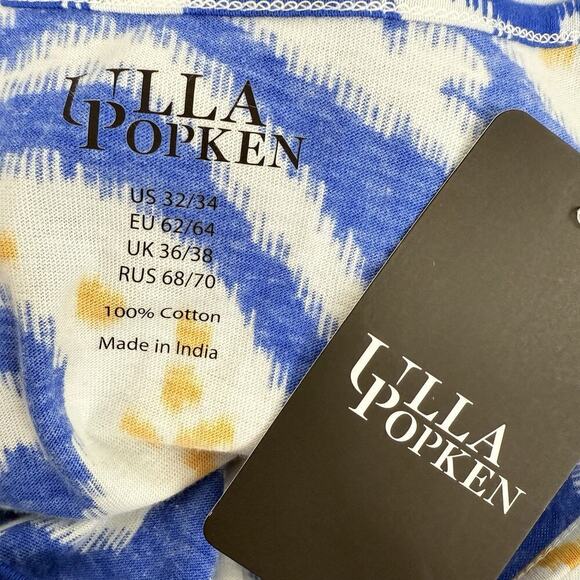 NEW Ulla Popken Plus Size 32/34 Tunic Maxi Dress Empire Waist Knit Paisley Print - Picture 11 of 16